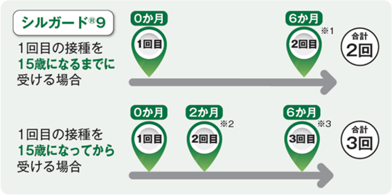 HPVワクチン接種方法
